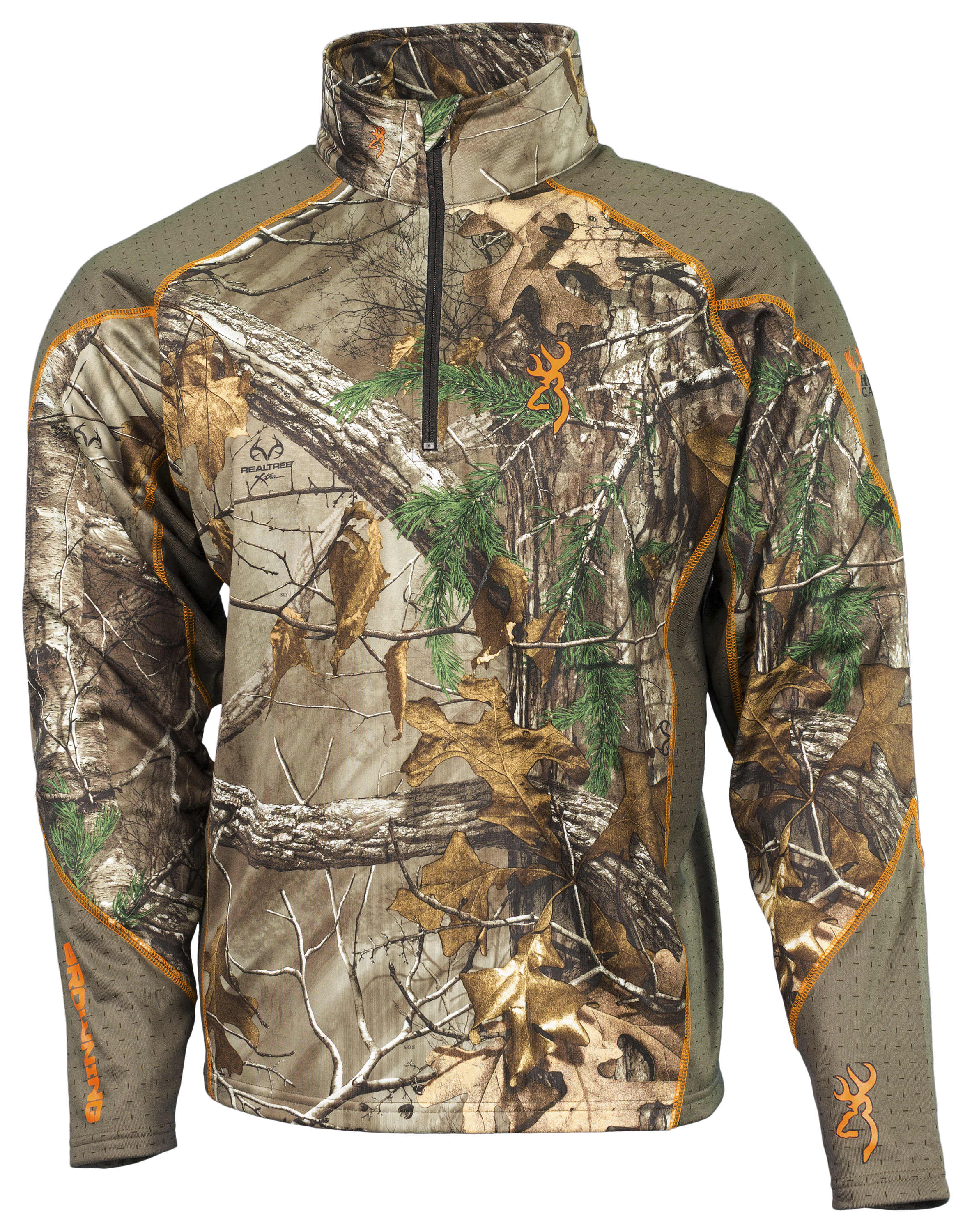 Browning Hell's Canyon Midweight Base Layer 1/4-Zip Top for Men | Bass ...